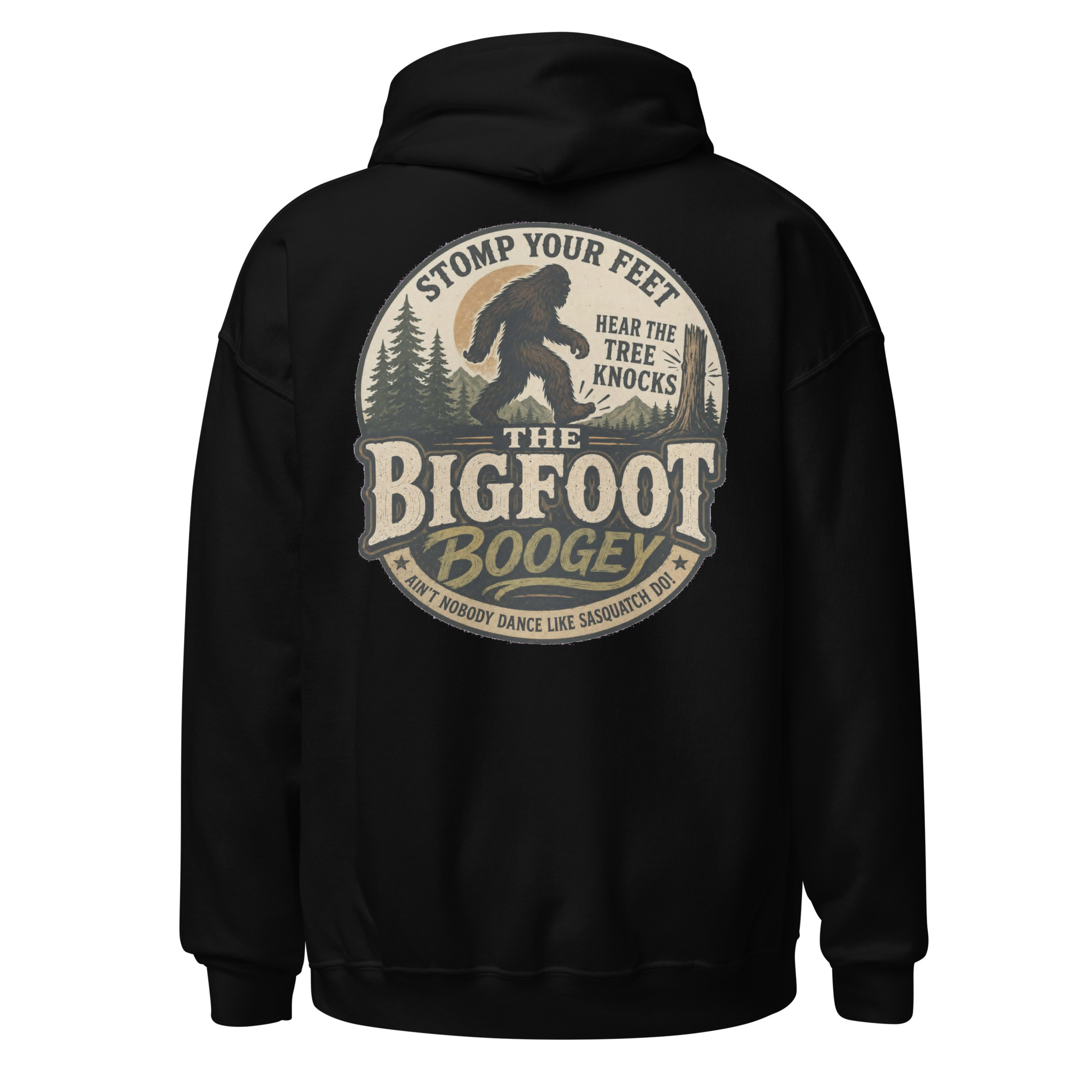 Bigfoot Boogey Back Hoodie