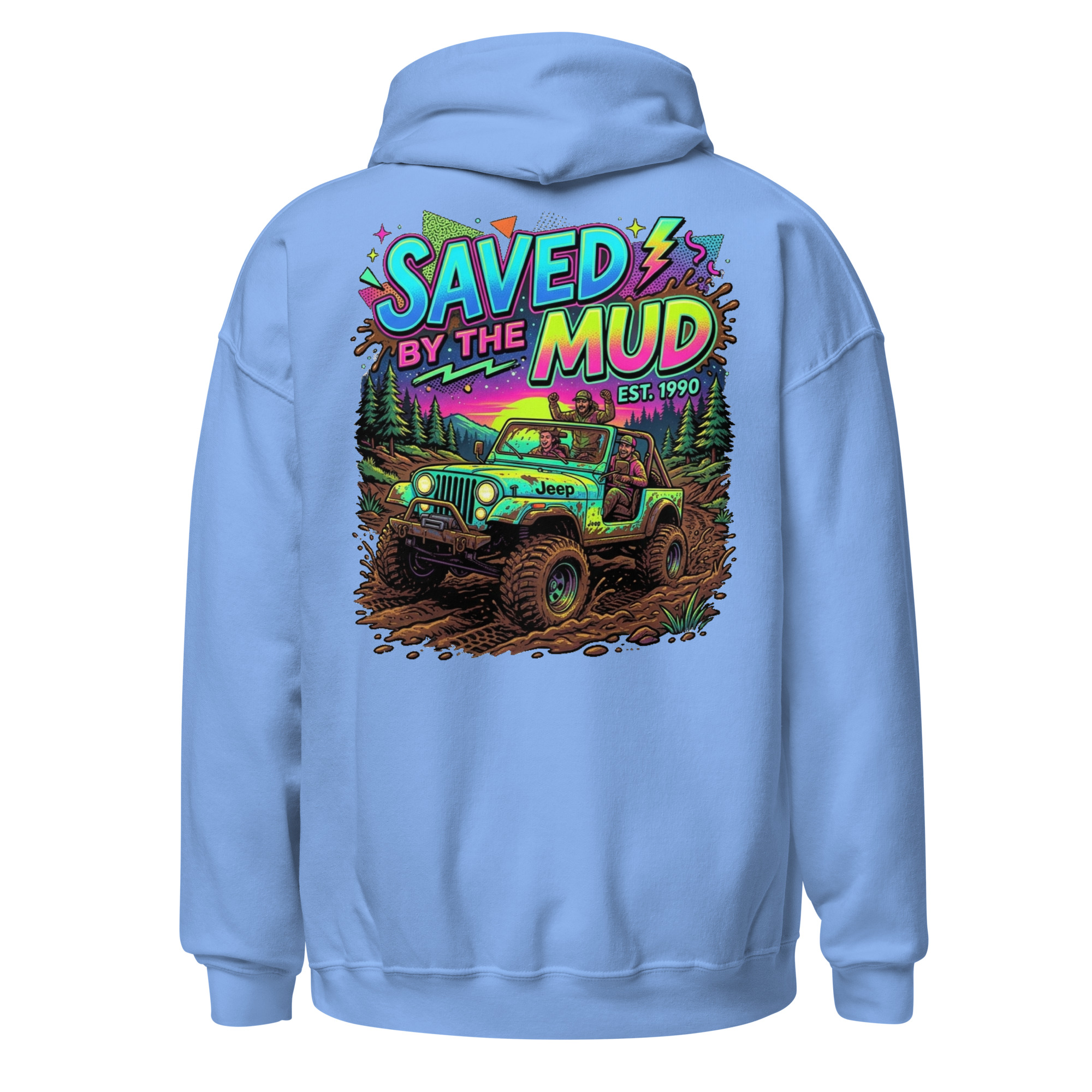 Saved By The Mud Back Hoodie - Image 5