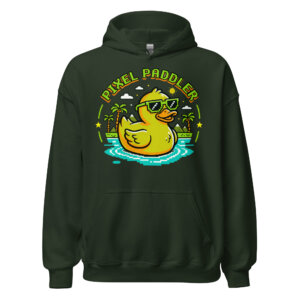Pixel Paddler Front Hoodie