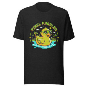 Pixel Paddler Front Tee